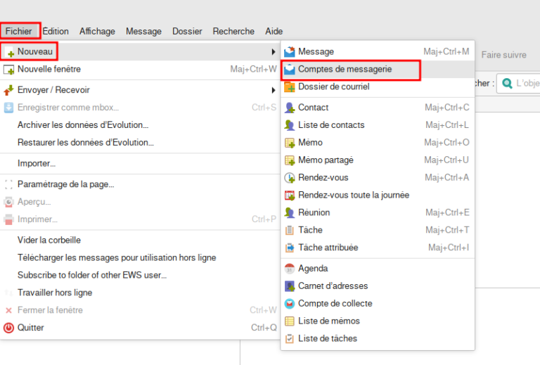 Configurer Un Compte Exchange Microsoft Avec Le Client De