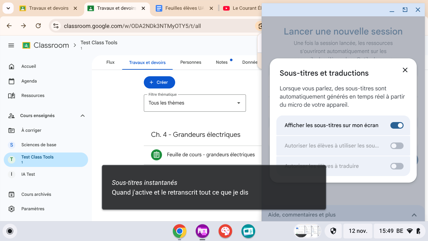 Etape 4 - sous titres